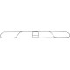 Genuine Joe Clip-on Long Dust Mop Frame - Rust Resistant, Clip, Galvanized - Metallic - 1 Each