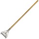 Genuine Joe Quick Change Mop Handle - Natural - Wood - 1 Each