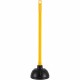 Genuine Joe Value Plus Plunger - 5.75" Cup Diameter - 23" Length - Yellow - Toilet, Drain, Pipe