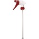 Genuine Joe Standard 9" Trigger Sprayer - 24 / Carton - Red, White