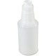 Genuine Joe 24 oz. Plastic Bottle with Graduations - Suitable For Cleaning - 24 / Carton - Translucent