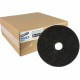 Genuine Joe Black Floor Stripping Pad - 13" Diameter - 5/Carton x 13" Diameter x 1" Thickness - Stripping - 175 rpm to 350 rpm S