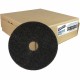 Genuine Joe Black Floor Stripping Pad - 17" Diameter - 5/Carton x 17" Diameter x 1" Thickness - Stripping, Floor - 175 rpm to 35