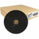 Genuine Joe Black Floor Stripping Pad - 19" Diameter - 5/Carton x 19" Diameter x 1" Thickness - Stripping, Floor - 175 rpm to 35