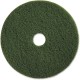 Genuine Joe 13" Scrubbing Floor Pad - 13" Diameter - 5/Carton x 13" Diameter x 1" Thickness - Scrubbing, Floor - 175 rpm to 800 