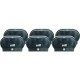 Genuine Joe Solutions Standard Bath Tissue Roll Dispenser - Manual - Roll - 2000 x Sheet, 2 x Roll - Black - Sliding Door - 6 / 