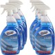 Genuine Joe Ammoniated Glass Cleaner - For Hard Surface - Ready-To-Use - 32 fl oz (1 quart) - 6 / Carton - Blue