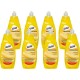 Genuine Joe Dish Detergent - For Pot - Concentrate - 38 fl oz (1.2 quart) - Lemon Scent - 8 / Carton - Heavy Duty, Durable - Yel