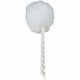 Genuine Joe Toilet Bowl Mop - 4.50" Head - 12" Plastic Handle - Durable, Scrubber Strip, Acid Resistant - 25 / Carton - White