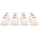 Genuine Joe Narrow Band Medium Mophead - Rayon, Cotton - White - 12 / Carton