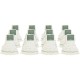 Genuine Joe Synthetic Blend Medium Mophead - Rayon, Cotton - White - 12 / Carton
