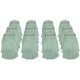 Genuine Joe Blended Yarn Mophead - 20 - Durable, Cut Ends, Narrow Headband - Yarn - Green - 12 / Carton