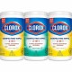 Clorox Disinfecting Bleach Free Cleaning Wipes Value Pack - Ready-To-Use - Fresh, Crisp Lemon Scent - 12" Length x 12" Width - 7