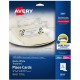 Avery Place Cards with Sure Feed - 1 7/16" x 3 3/4" - Matte - 5 / Carton - 6 Sheets - Double-sided, Foldable, Heavyweight, Textu