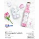 Avery Rectangle Labels - Permanent Adhesive - Rectangle - Matte White - 1 / Carton