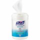 PURELL Alcohol Hand Sanitizing Wipes - 6" x 7" - White - 175 Per Canister - 1 Each