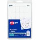 Avery Removable ID Labels - 1" Width x 3/4" Length - Removable Adhesive - Rectangle - Laser, Inkjet - White - 1000 / Pack - Self