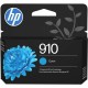 HP 910 (3YL58AN) Original Standard Yield Inkjet Ink Cartridge - Cyan - 1 Each - 315 Pages