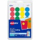 Avery Removable Print or Write Color Coding Labels - - Width3/4" Diameter - Removable Adhesive - Round - Laser, Inkjet - Blue, G
