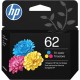 HP 62 (C2P06AN) Original Inkjet Ink Cartridge - Cyan, Magenta, Yellow - 1 Each - 165 Pages