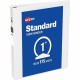 Avery Economy View Binder - 1" Binder Capacity - Statement - 5 1/2" x 8 1/2" Sheet Size - 175 Sheet Capacity - 3 x Round Ring Fa