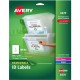 Avery Removable I.D. Laser/Inkjet Labels - 8 1/2" Width x 11" Length - Removable Adhesive - Rectangle - Laser, Inkjet - White - 