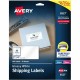 Avery Shipping Labels, Glossy White, 2" x 4" , 100 Total (6527) - 2" Height x 4" Width - Permanent Adhesive - Rectangle - Laser 