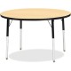 Jonti-Craft Berries Adult Height Color Top Round Table - For - Table TopLaminated Round, Maple Top - Four Leg Base - 4 Legs - He