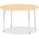 Jonti-Craft Berries Adult Height Maple Top/Edge Round Table - For - Table TopLaminated Round, Maple Top - Four Leg Base - 4 Legs