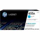 HP 655A (CF451A) Original Laser Toner Cartridge - Cyan - 1 Each - 10500 Pages