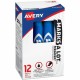 Avery Marks-A-Lot Desk-Style Permanent Markers - Regular Marker Point - 4.7625 mm Marker Point Size - Chisel Marker Point Style 