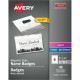 Avery Name Badge - 5 / Carton - Rectangular Shape - Non-adhesive, Non-toxic, Durable, Magnetic, Heavy Duty, Printable, Micro Per
