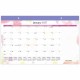 At-A-Glance WatercolorsDesk Pad Calendar - Julian Dates - Monthly - 12 Month - January 2025 - December 2025 - 1 Month Single Pag