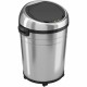 HLS Commercial XL Round Stainless Sensor Trash Can - 18 gal Capacity - Round - Touchless - Sensor, Bacteria Resistant, Caster, M
