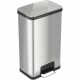HLS Commercial AirStep Stainless Steel Step Trash Can - Deodorizer - 4.76 gal Capacity - Foot Pedal, Smudge Resistant, Easy to C