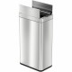HLS Commercial 18 Gallon Wings Lid Sensor Trash Can - Wing Lid - 18 gal Capacity - Touchless - Sensor, Lid Closure, Touchless, B