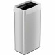 HLS Commercial Stainless Steel Bin Receptacle - Deodorizer - 21 gal Capacity - Rectangular - Fingerprint Proof - 33" Height x 10