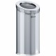 HLS Commercial 15-Gallon Round Open Top Trash Can - 15 gal Capacity - Round - Removable Lid, Handle, Smudge Resistant, Easy to C