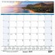 House of Doolittle Coastlines Monthly Wall Calendar - Julian Dates - Monthly - 12 Month - January 2025 - December 2025 - 1 Month