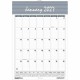 House of Doolittle Bar Harbor 12-Month Wall Calendar - Julian Dates - Monthly - 12 Month - January 2025 - December 2025 - 1 Mont