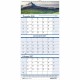 House of Doolittle Scenic 3-month Wall Calendar - Julian Dates - 14 Month - December 2024 - January 2026 - 3 Month Single Page L
