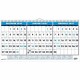 House of Doolittle 3-month Horizontal Wall Calendar - Julian Dates - Monthly - 14 Month - December 2024 - January 2026 - 12" x 2