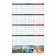 House of Doolittle Earthscapes Scenic Wipe-off Wall Planner - Julian Dates - Yearly - 1 Year - January 2025 - December 2025 - 32