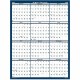House of Doolittle Write-on Laminated Wall Planner - Professional - Julian Dates - Yearly - 12 Month - January 2025 - December 2