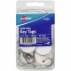 Avery 1-1/4" Metal Rim Key Tags, Split Ring, White, 50 Tags (11025) - Round - 50 - Metal, Card Stock - White
