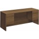 HON H10543 Pedestal Credenza - 72" x 24"29.5" - 4 x Box, File Drawer(s) - Double Pedestal - Flat Edge - Finish: Laminate, Pinnac