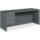HON 10500 H10546L Pedestal Credenza - 72" x 24"29.5" - 2 x Box, File Drawer(s)Left Side - Finish: Sterling Ash