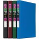 Avery Durable Binder - Letter - 8.5" x 11" - 100 Sheet - 0.5" Capacity - 12 / Carton - Black, Green, Burgundy, Royal Blue
