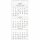 At-A-Glance 3-Month Wall Calendar - Large Size - Monthly - 15 Month - December 2024 - February 2026 - 3 Month Single Page Layout