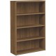 HON H105534 Bookcase - 36" x 13.1"57.1" - 4 Shelve(s) - Finish: Pinnacle, Laminate